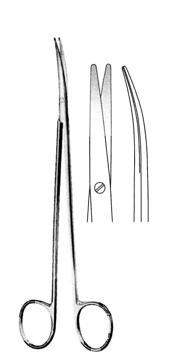 METZENBAUM FİNO MAKAS EĞRİ 18CM